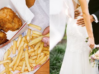 Chicken in Wedding Dress